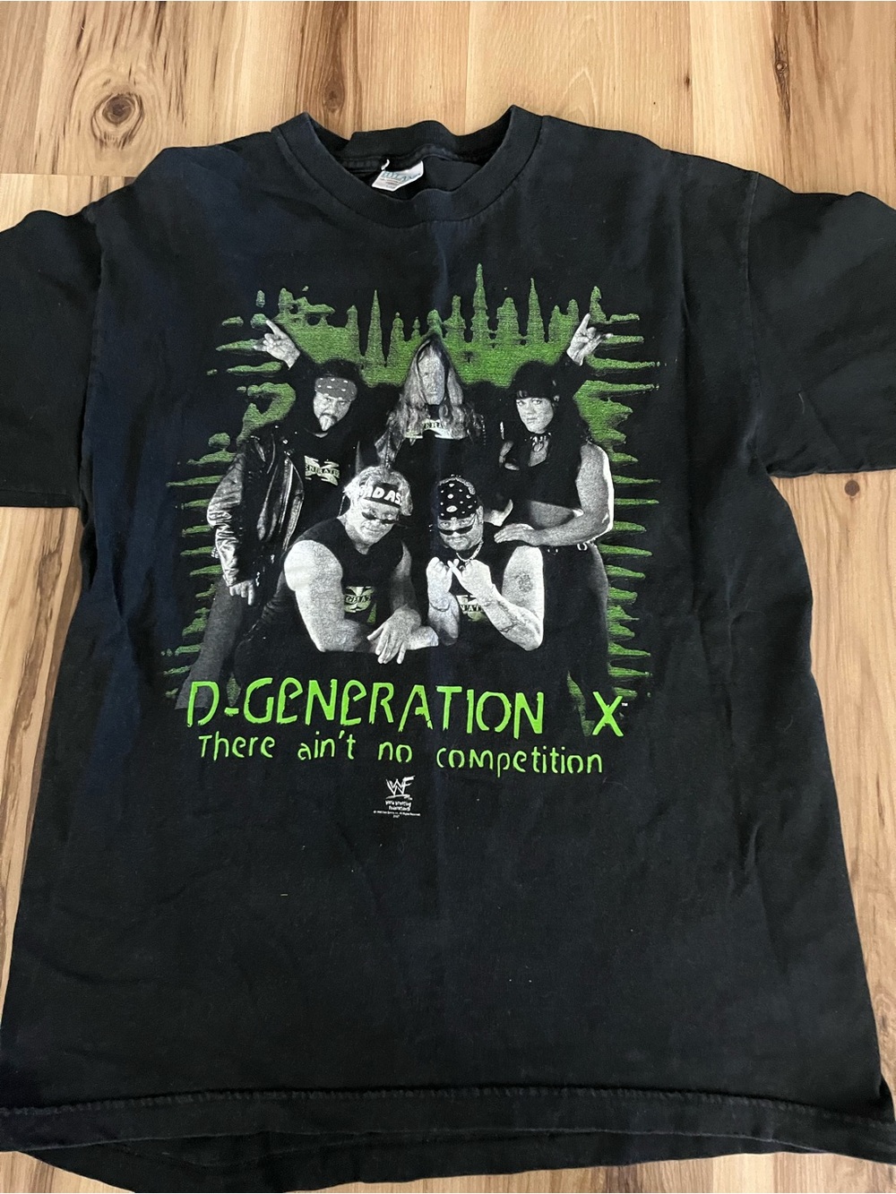 Vintage 1998 WWF D Generation X Mens Black Large T-shirt Wrestling